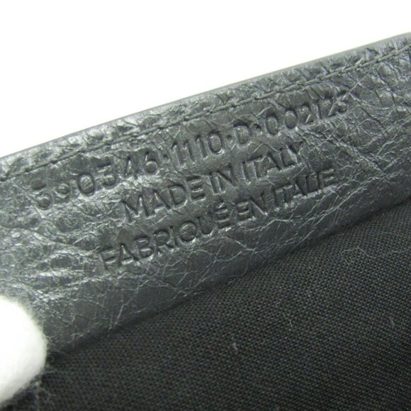 BALENCIAGA Gray Leather Shoulder Bag - Picture 15 of 15